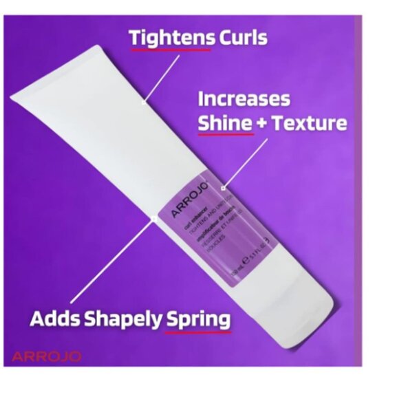 ARROJO Curl Enhancer - Curly Hair Gel for Soft, Fine Curls Brand New - Picture 5 of 5